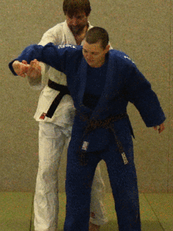 UmklammerungVonHintenUnterDenArmen-Knoechelfaustschlag-Fingerhebel-Fingerhebel-Schulterwurf-Armbeugehebel-Nasendruck05.gif